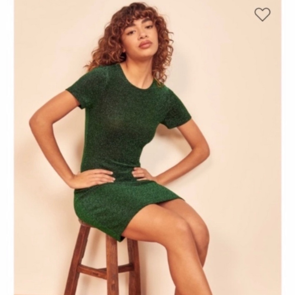 Reformation Sparkle Mini Dress